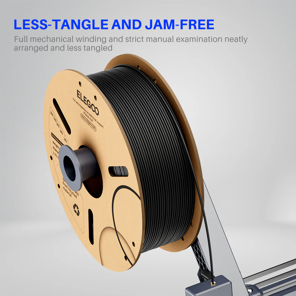 PLA Filament 1.75mm Black 10KG - Image 5