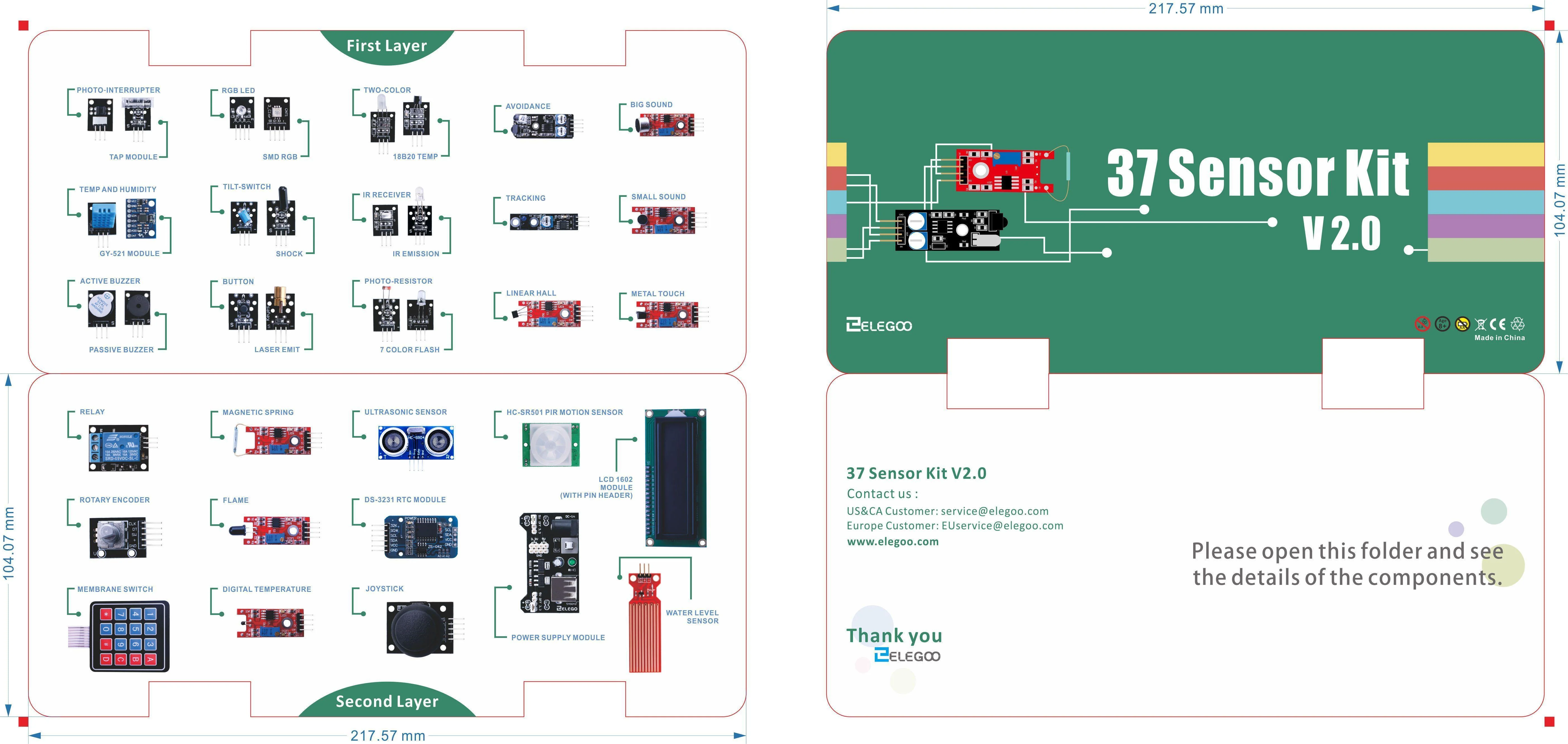Upgraded 37 in 1 Sensor Modules Kit - Image 7