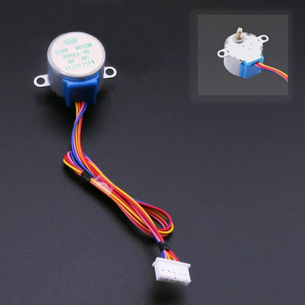 ELEGOO 5 Sets 28BYJ-48 ULN2003 5V Stepper Motor + ULN2003 Driver Board Compatible with Arduino - Image 3