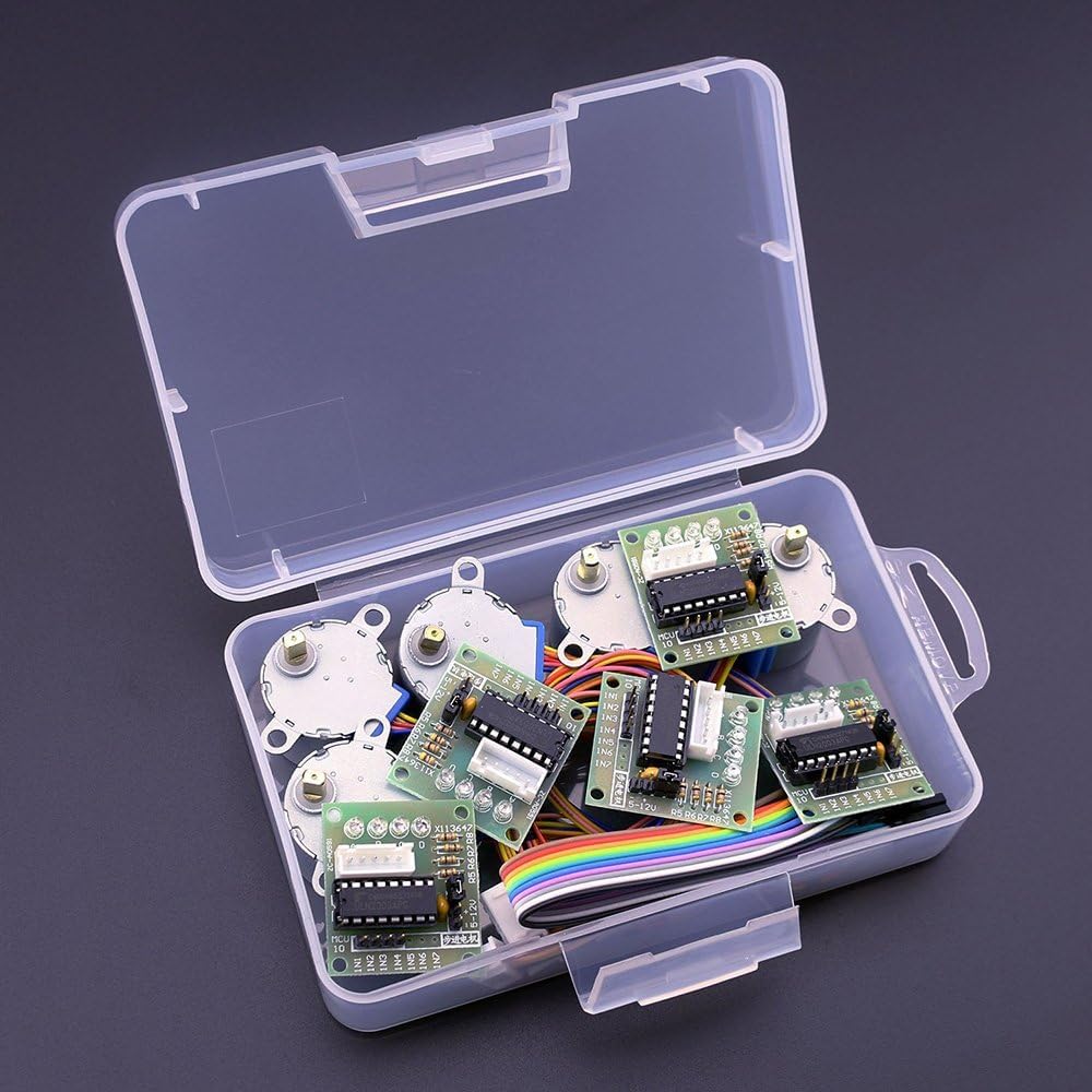 ELEGOO 5 Sets 28BYJ-48 ULN2003 5V Stepper Motor + ULN2003 Driver Board Compatible with Arduino - Image 5