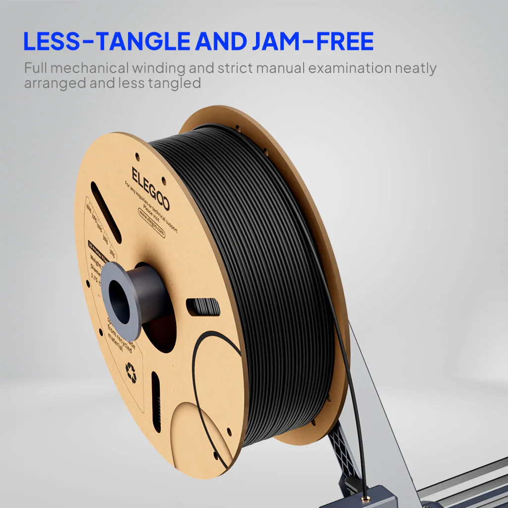 PLA Plus Filament 1.75mm Black 10KG - Image 3