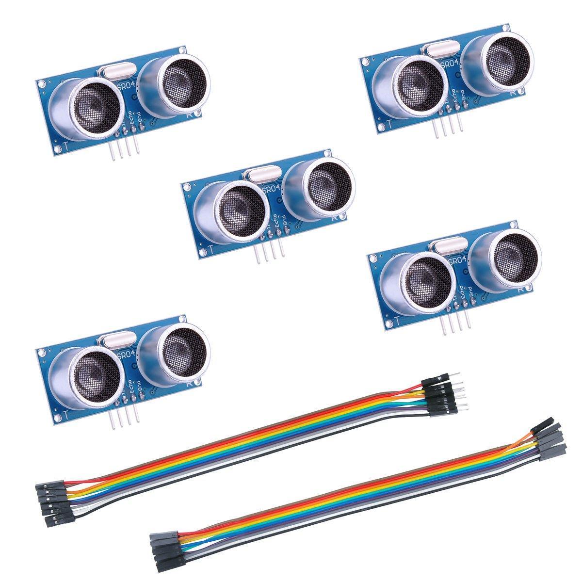 HC-SR04 Ultrasonic Sensor Module (5 Sets) - Image 2