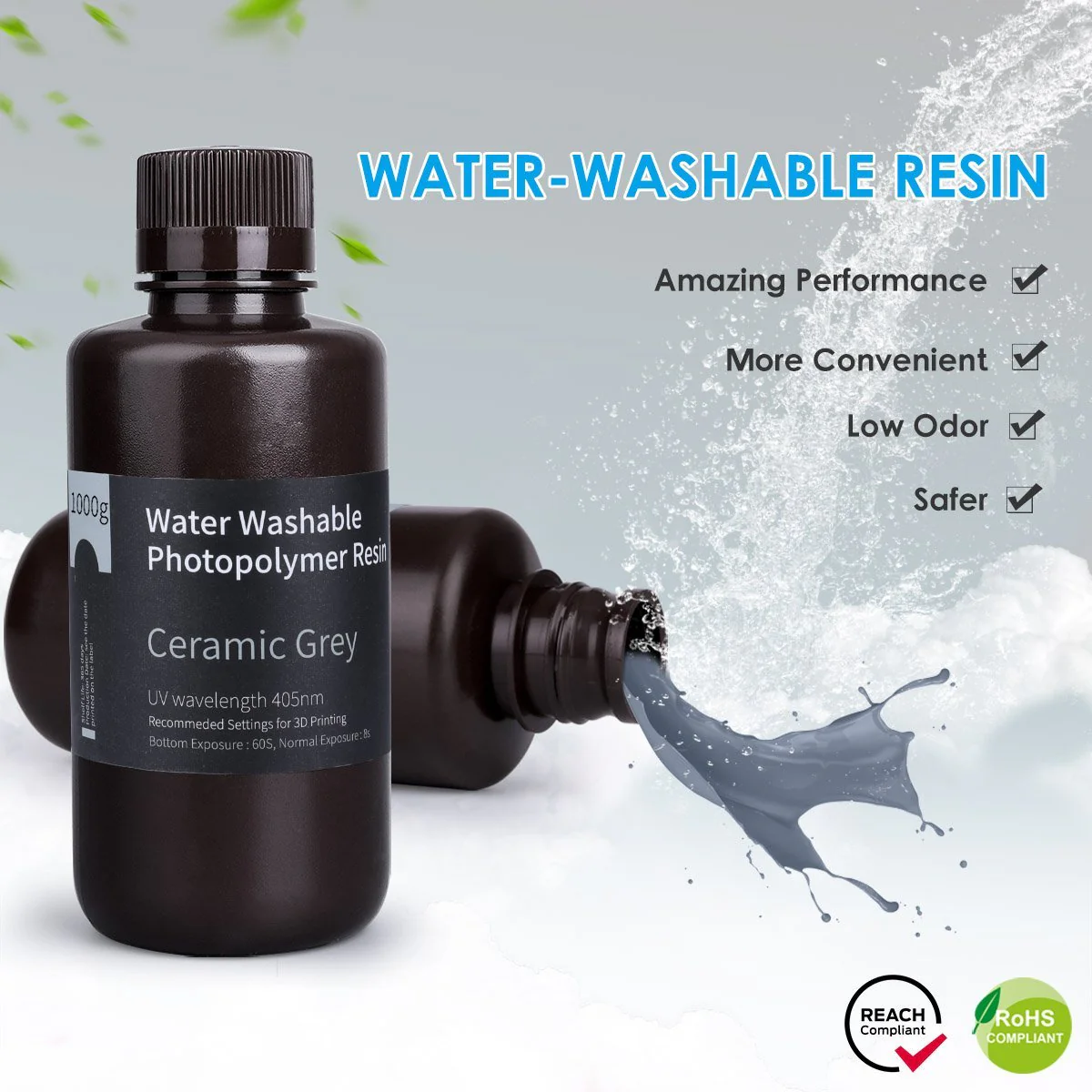 Water-washable Resin Grey 10KG - Image 5