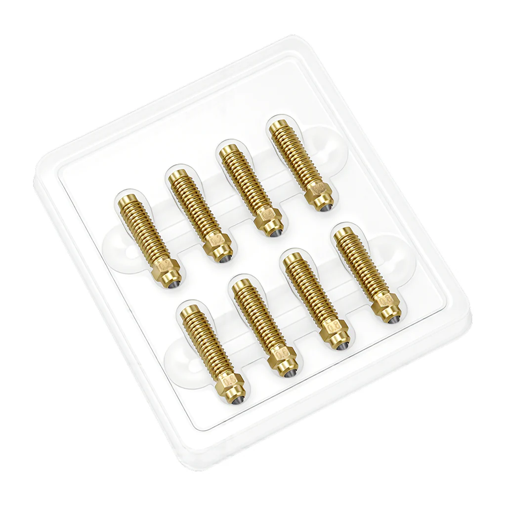 Multi-Size Brass Hardened Steel Nozzle Kit for Centauri Series - Image 3