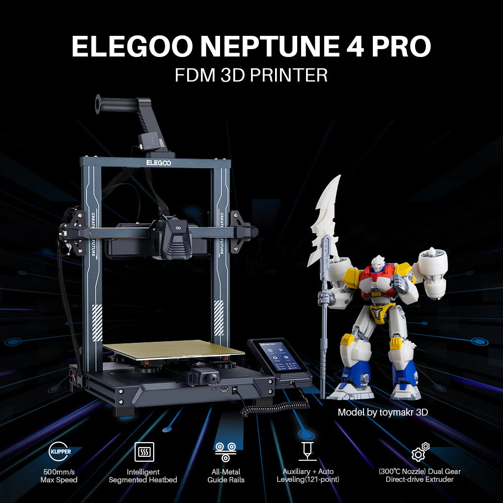Neptune 4 Pro FDM 3D Printer - Image 3