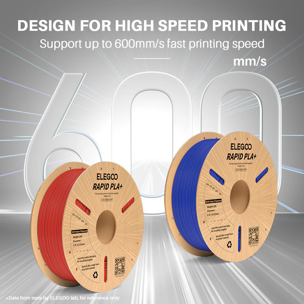 RAPID PLA Plus Filament 1.75mm 4 Colors 10KG - Image 3
